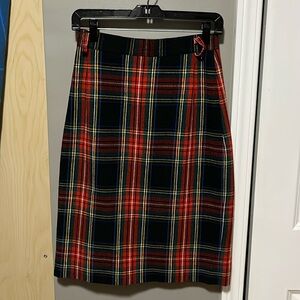 Vintage plaid Hansen skirt